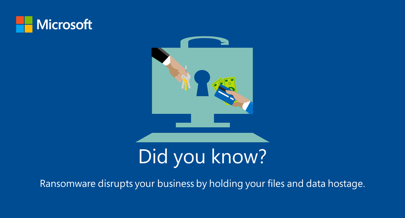 Ransomware can affect any PC, from enterprise networks to business servers. Don't let ransomware disrupt your business.